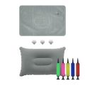 【NEW】 Inflatable Air Pillow Bed Sleeping Camping Pillow PVC Nylon Neck Stretcher Backrest Pillow For Travel Plane Head Rest Support. 