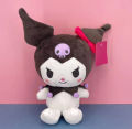 Sanrio Kuromi Plush Toys Soft Stuffed Cartoon Anime Plush Doll For Fans Gifts Collection. 