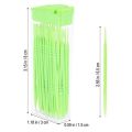 200 Pcs Plastic Toothpicks 2 Way Tooth Picks Interdental Brush Cleaners Portable Box Random Color. 