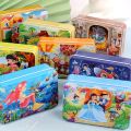 Halloween New Children 60 Pieces Wooden Puzzle Kids Cartoon Animal Vehicle Wood Toy Jigsaw Baby Early Educational for Birthday Gift ToysDolls Accessories.