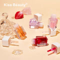 Kiss Beauty Water-Sensitive Transparent Lip Oil Dudu Lip Moisturizing Moisturizing Lip Honey Pearl with Flash Mirror Lip Glaze.