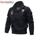 Tactics Jacket Men Autumn Spring Bomber Cotton Coat Plus Size Embroidery Airplane Pilot Cargo Jackets Male Jaqueta Masculina. 