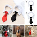 Pet Dog Cat Formal Necktie Tuxedo Bow Tie Black and Red Collar for Dog & Cat Pet Accessories for Wedding Holiday and Party Gift. 