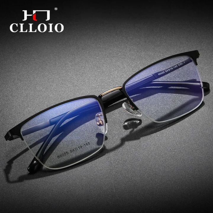 CLLOIO%20Men%20Business%20Glasses%20Anti%20Blue%20Light%20Reading%20Glasses%20High%20Quality%20Half-Frame%20Myopia%20Prescription%20Optical%20Eyeglasses%2086025%20-%20Image%203