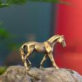 Zinc Alloy Horse Statue Decoration Chic Gift Figurines for Landscape Pavilion Festivals.