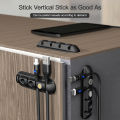Cable Organizer Magnetic Cable Management USB Cables Holder Silicione Flexible Desktop Clips. 
