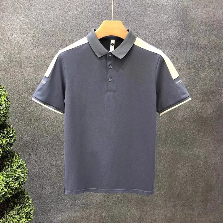 Japanese-Style%20Stitching%20Lapel%20polo%20Shirt%20Men's%20Summer%20New%20Trendy%20All-Match%20Casual%20Short-Sleeved%20T-shirt%20Men's%20Top%20Clothes%20-%20Image%204