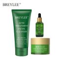 BREYLEE Acne Treatment  Facial Cleanser Serum Cream  3pcs Set. 