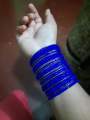 Velvet Reshmi Bangles1 Set 24 pieces For Women.