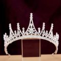 White Stone Setted Queen crown. 