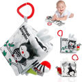 Baby Early Learning Tail Cloth Book Toys Parent-child Interactive Sound Paper Readings Puzzle Book Kids Educational Books 0-36M SnowWhite.