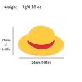 Anime One Piece Lapel Pins Cosplay Anime Figure Monkey D. Luffy Badge Brooch for Boys Backpack Clothing Pins Accessories. 