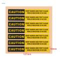 Fitness Equipment Caution Stickers Decals Warning Stickers for Indoor Gym Strength Training Workout. 
