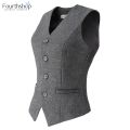 Office Lady Waistcoat Women Vest Gilet Professional Business Work Formal Suit Jacket Coat Female Clothes Fashion 2021 New XXL. 