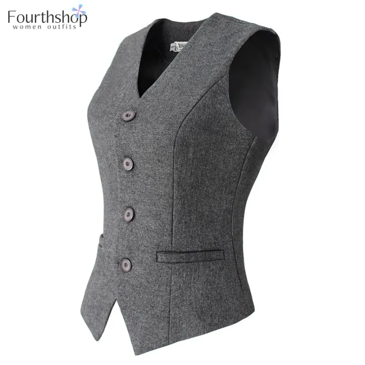 Office%20Lady%20Waistcoat%20Women%20Vest%20Gilet%20Professional%20Business%20Work%20Formal%20Suit%20Jacket%20Coat%20Female%20Clothes%20Fashion%202021%20New%20XXL%20-%20Image%203