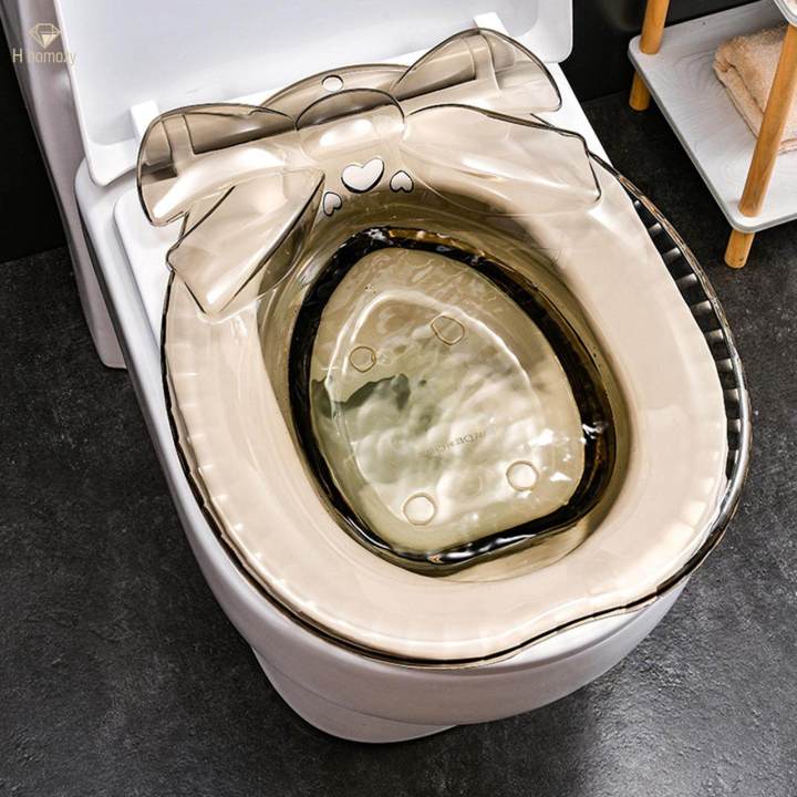Sitz Bath for Toilet Seat Portable Anti Overflow Deeper Bowl Bidet for Women