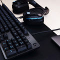 Logitech G512 CARBON RGB Mechanical Gaming Keyboard, GX Blue, USB Passthrough. 
