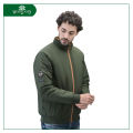 WOODLAND Men Olive/Mustrad Full Zipper Reversible Jacket.