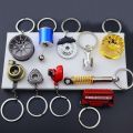 Car Speed Gearbox Gear Head Keychain Manual Transmission Lever Metal Key Ring Car Refitting Metal Pendant Creative Keychain. 