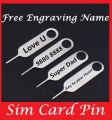 Sim Card Tray Holder Eject Pin- 100 Pieces. 