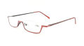 Rolipop Half Frame Readers Reading Glasses Men Prescription Eyeglasses Spring Hinges Frame Metallic Stainless Steel Clear. 