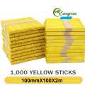500 Sticks, Yellow Popsicle Sticks 4 Inch Wood Craft Sticks, School Bus Crafts Garden Markers, by CraftySticks. 