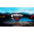 Bike Sticker  / Yamaha Logo   ( Waterproof & Premium quality)/ Sticker Gallery & Gift Shop. 