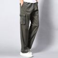Men Cargo Pants large size big 7XL 8XL 9XL 10XL Stretch trousers Autumn military safari style Straight pantscket khaki 50. 