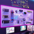 Multi-Functional No-Punch Shelf DIY Wall Decorative Shelf E-Sports Gaming Equipment Character Model Storage Display Shelf. 