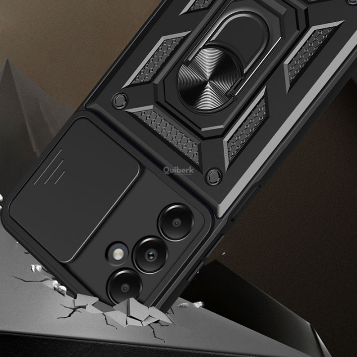 Quiberk%20for%20Samsung%20Galaxy%20A05s%20/%20A25%205G%20Phone%20Case%20Slide%20Camera%20Cover%20Magnetic%20Kickstand%20Hard%20Shockproof%20Armor%20Back%20Casing%20-%20Image%204