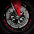 Reflective Motorcycle Accessories Wheel Sticker Inside of Hub Decals Rim Stripe Tape For Ducati 821 696 Monster1100 V4 797 748. 