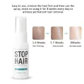 100%Natural Permanent Hair Removal Spray Stop Growth Inhibitor Remover 20ML. 