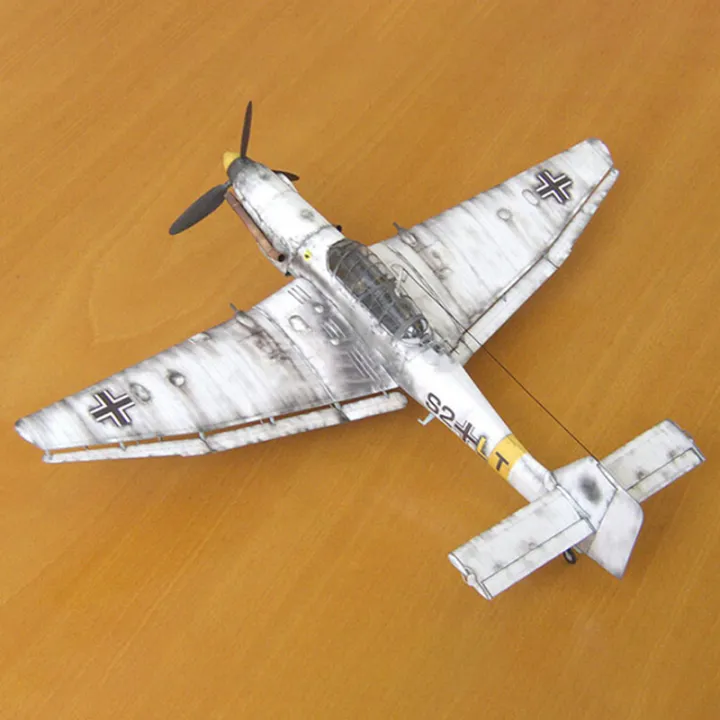 Skinye%20%5BReady%20Stock%5D%20Kawayi%20Cute%201:33%20Germany%20Junkers%20Ju-87%20D-3%20Bomber%20Aircraft%20Plane%20DIY%20Paper%20Model%20Kit%20-%20Image%203