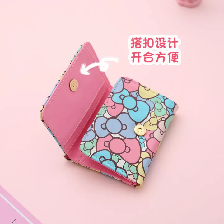 Cartoon%20Wallet%20Female%20Short%20Cute%20Japanese%20Style%20Fresh%20Girl%20Heart%20Small%20and%20Ultra-Thin%20Folding%20Children%20Princess%20Versatile%20Bag%20-%20Image%202