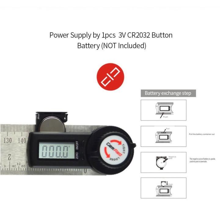 KOGEEK%202-in-1%20Digital%20Angle%20Rule%20Goniometer%20Angle%20Gauge%20Stainless%20Steel%20Angle%20Finder%20Clinometer%20Digital%20Display%20Angle%20Ruler%20in%20200mm%20Length%20-%20Image%205