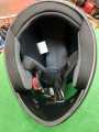 Gliders Jazz Matt Black Helmet With Smoke visor.. 