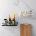 Punch-Free Bathroom Rack Wall-Mounted Storage For Bathroom Shampoo Cosmetic Seasoning Storage Rack Bathroom Kitchen Accessories _ DS MART. 