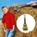 Kids Ukulele Guitar Toy Boys Brown 38x12.5cm Brown. 