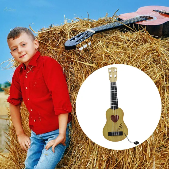Kids%20Ukulele%20Guitar%20Toy%20Boys%20Brown%2038x12.5cm%20Brown%20-%20Image%207