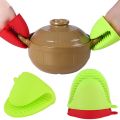 New Smart Cooking Silicone Heat Resistant Gloves - 2Pcs.