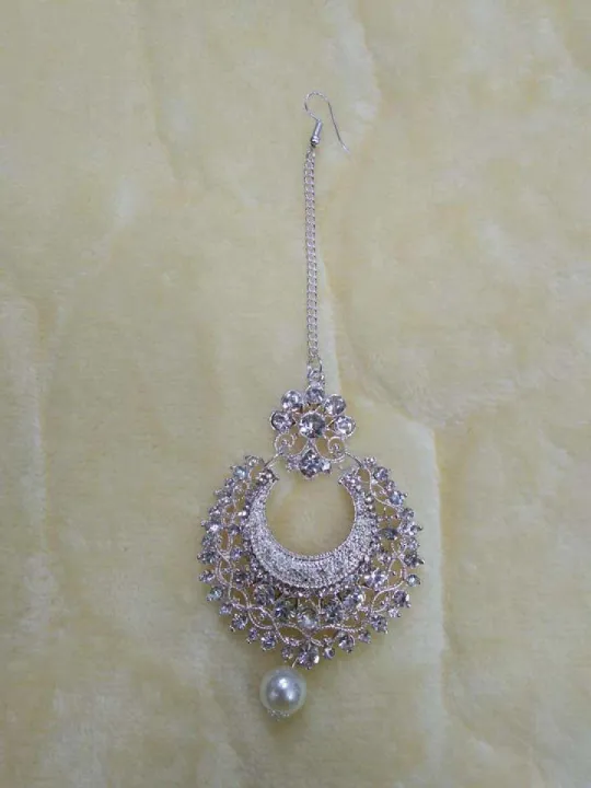 For%20Stone%20Setting%20Womans%20Fashionable%20Tikli%20-%20Silver%20-%20Image%203