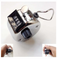 Hand Tally Counter, Tasbih, Tosbi Metal Tasbeeh With Finger Ring-Silver. 