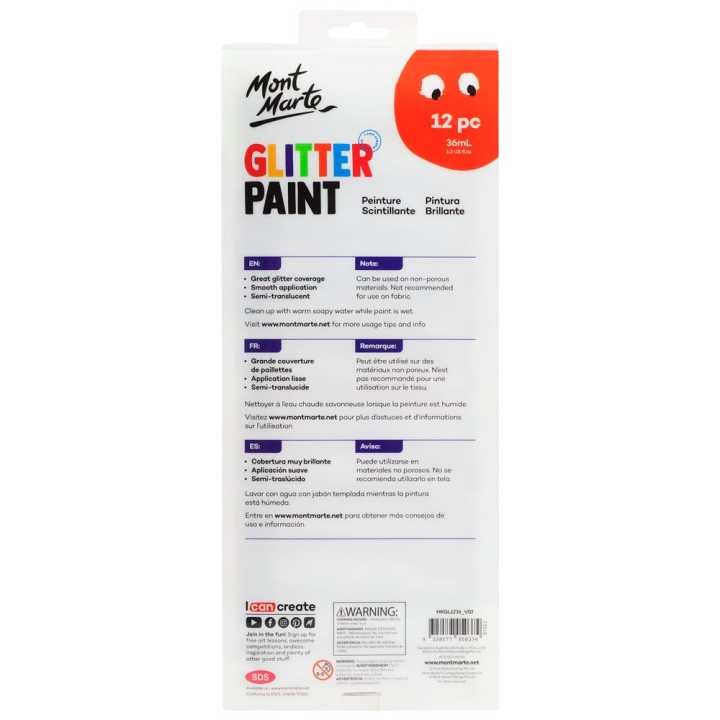 Mont%20Marte%20Glitter%20Paint%2012pc*36ml%20-%20Image%202