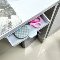 Under Desk Storage Box Invisible Drawer Desk Bottom Paste Type Finishing Box. 