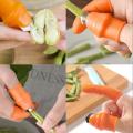 Silicone Vegetable And Fruits Thumb Cutter Finger cutter 5 in 1. 