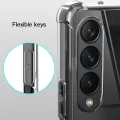 For Samsung Galaxy Z Fold 4,Soft TPU Transparent Case,Anti Falling Mobile Phone Case with Enhanced Corner Protection,Full Body Protection Cell Phone Cover. 