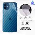 Carbon Fiber Textured Back Screen Sticker for Apple Iphone 11. 