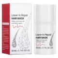 50ml Leave In Hair Mask Softens And Restores Damaged Hair Scalp Hair Care Cream Hydrating Hair Masque Hair Care Products.