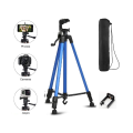 3366 Aluminium Tripod Stand Combo for Mobiles SLR DVR DSLR and Video Cameras Tripod for YouTube Video Recording Vlogging Fashion Shoots. 