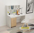 Multipurpose Study Table/Computer Table Study Office Laptop Desk for Home Office/Work Form Home/Reading Table/Laptop Table with Drawer Color Finish (White+Beige) 1 Piece.
